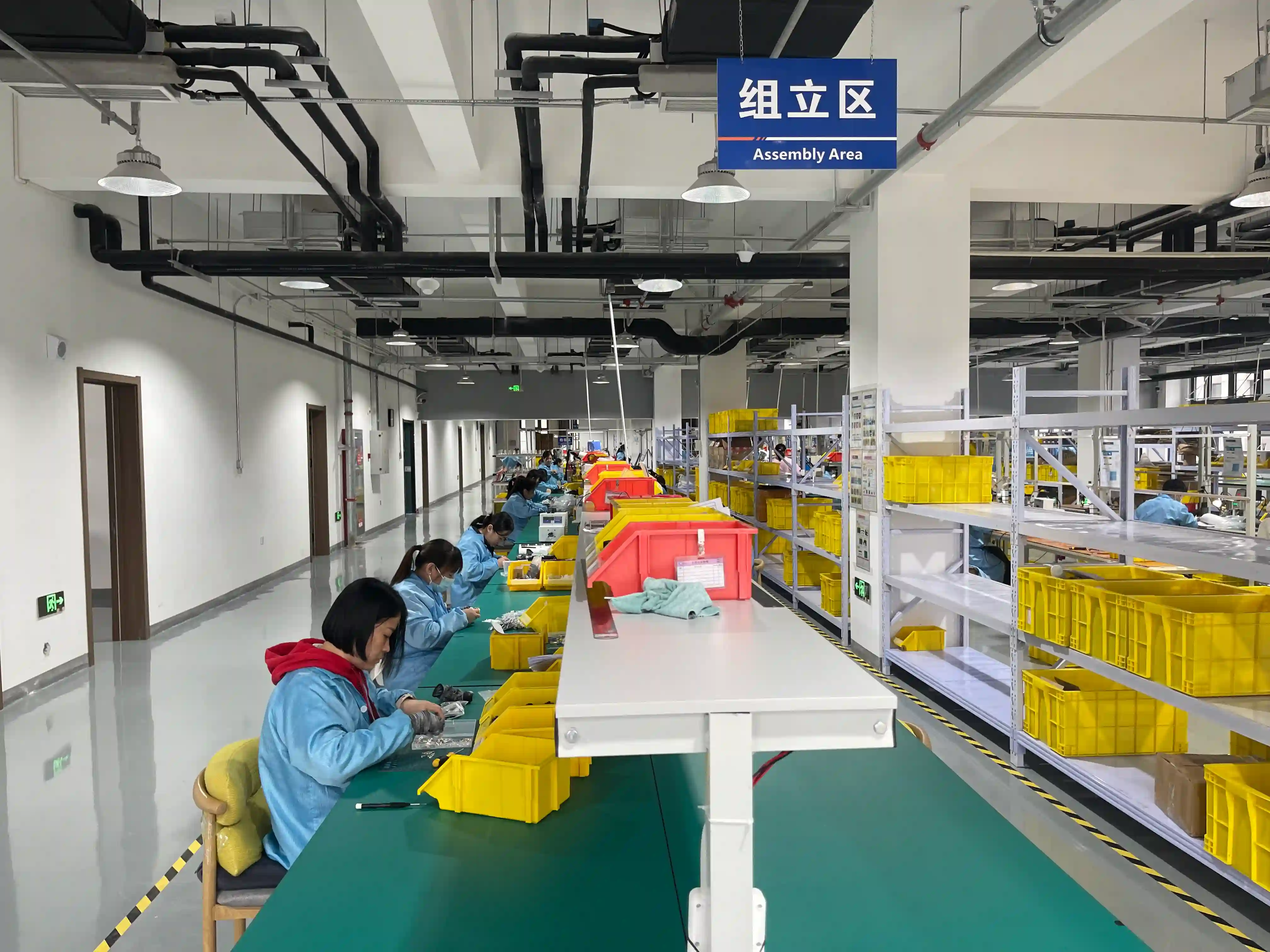 Power cable assembly production area